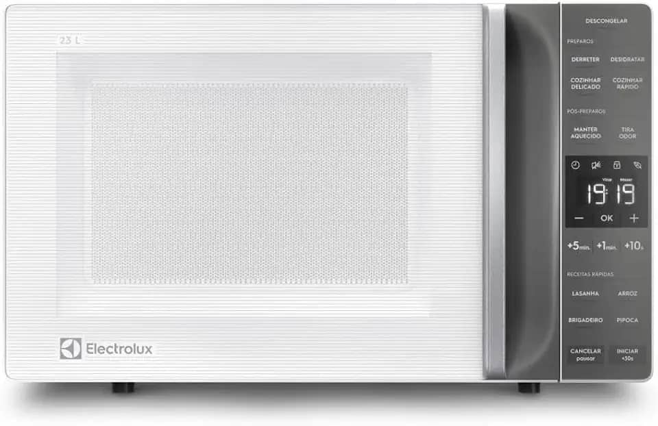 Micro-ondas Electrolux 23L Branco Efficient com Descongelamento Assistido (ME23B) 127V