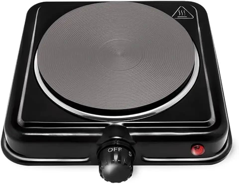 Fogão Elétrico Portátil Por Indução 1 Boca, 220V, 1000W, 5 Opções De Temperatura Cooktop Single Cook, Fogão de Mesa, Fogão Para Mesa, Fogareiro Elétrico, Camping Multifuncional