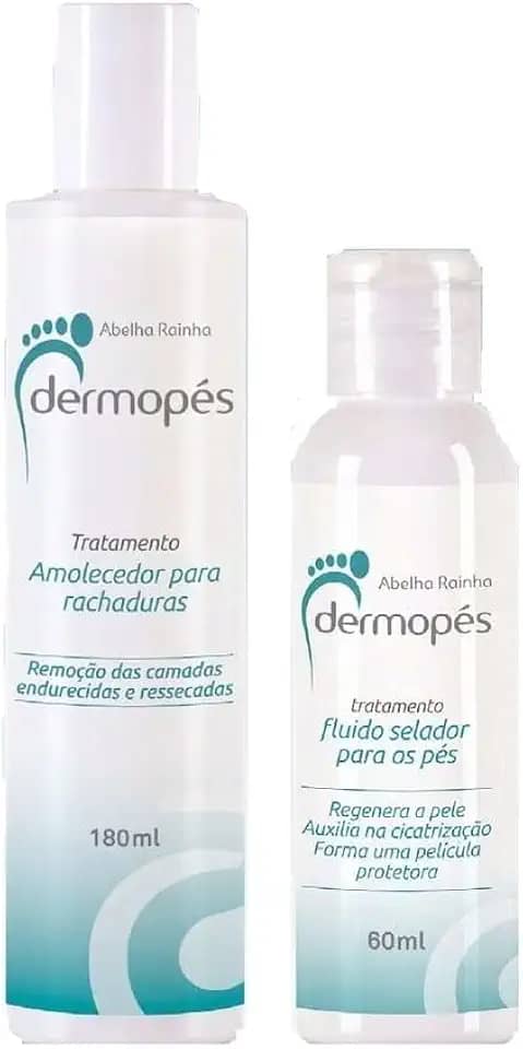 Kit Amolecedor de rachaduras para os pés + Fluido Selador