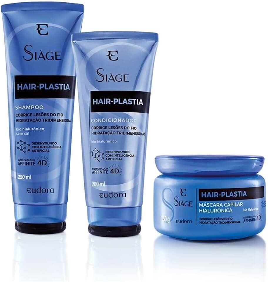 Eudora Combo Siàge Hair Plastia Shampoo + Máscara + Condicionador