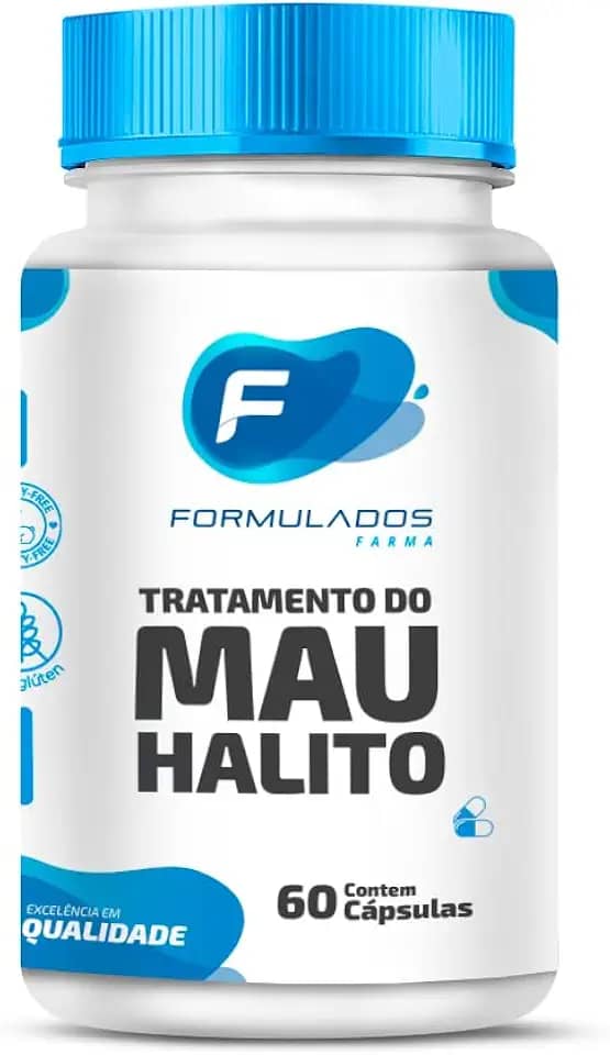 Composto auxiliar no tratamento contra mau hálito 60 Cápsulas