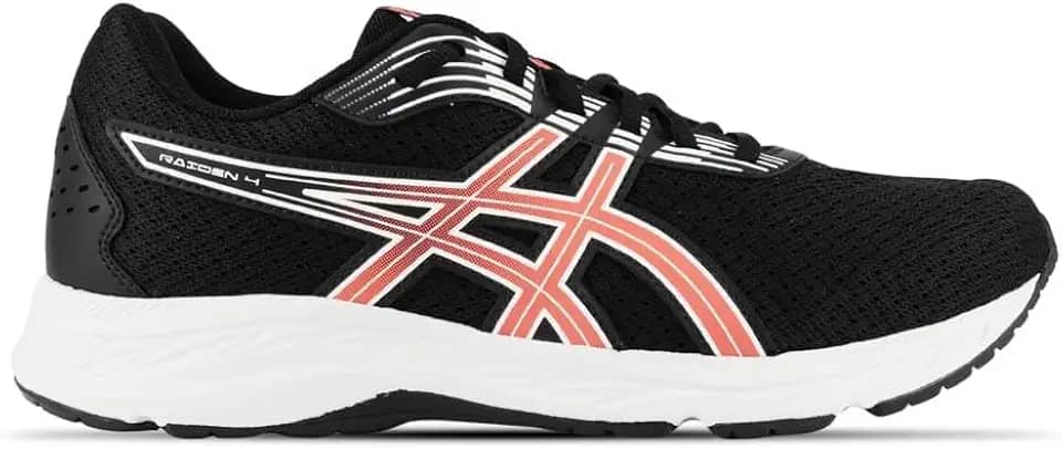 Tênis Asics Raiden 4 Preto e Branco