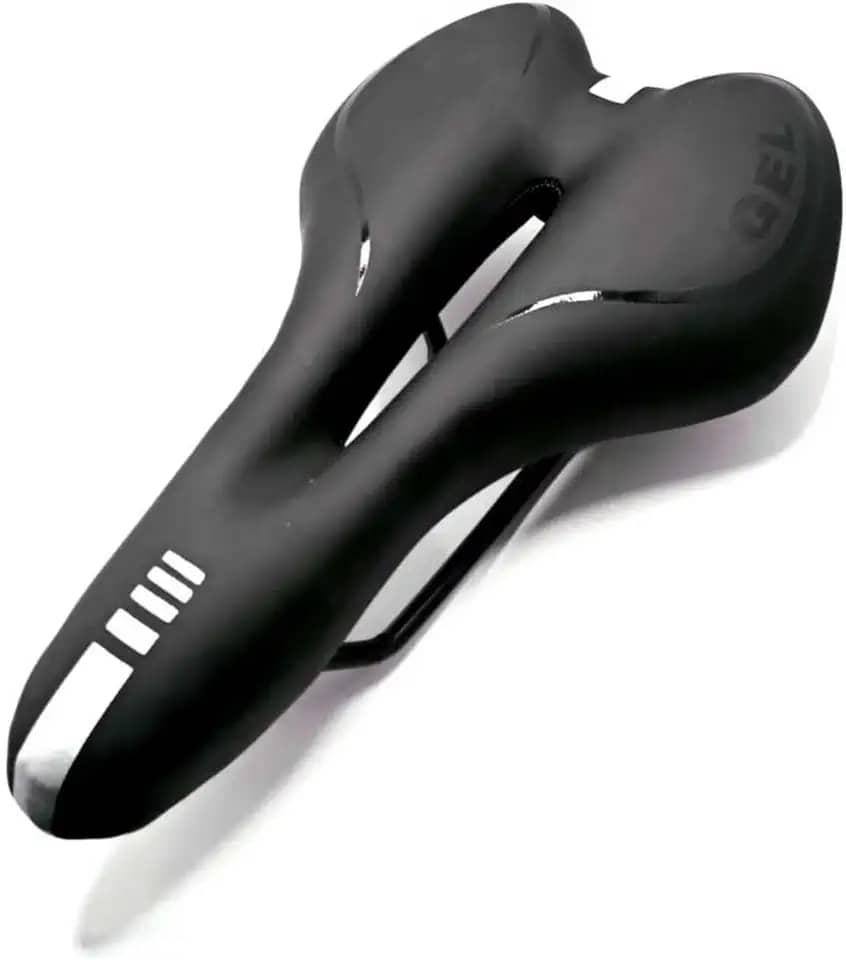 Selim Gel Bike Bicicleta Mtb Sport Vazado 275 X 155mm Anti-prostático Ergométrica Confortável