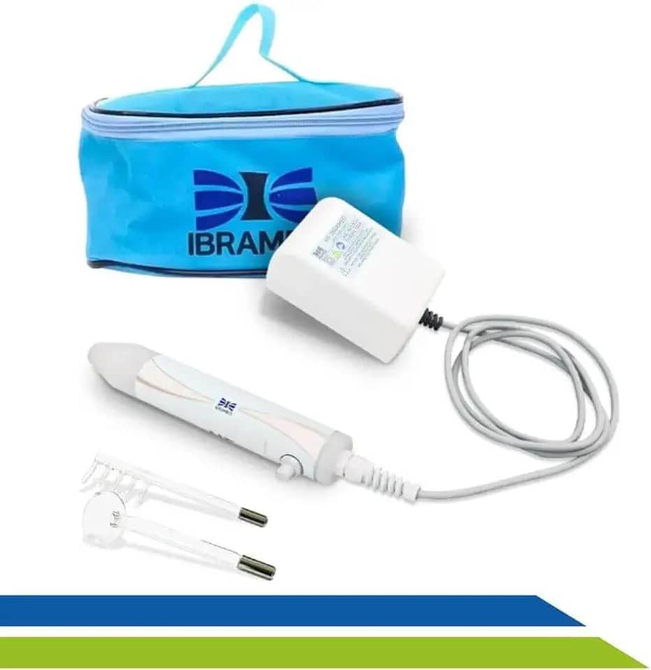 HF Ibramed Aparelho De Alta Freqüência - Tratamentos Faciais, Podologia e Capilar (Único)