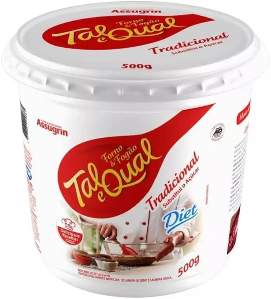 Adoçante Em Pó Tradicional Tal E Qual Pote 500g