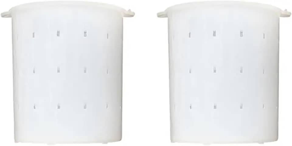 Kit Fabricação de Queijos com 2 Formas Para Fazer Queijo Caseiro Minas Frescal E Ricota 500g