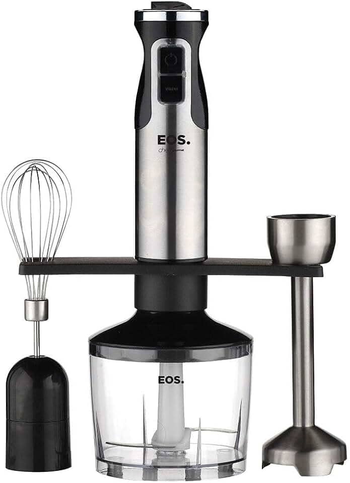 Mixer Eos 3 Em 1 12 Velocidades 850w Inox e Preto Emx03 110v
