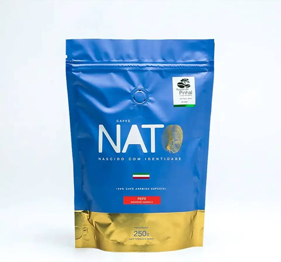 Café Especial Torrado E Moído 250g, Pepe - Bourbon Amarelo, 100% Arábica, 88,75 Pts, Fermentação 65 Horas, Levedura Oro, Ameixa, Frutas Secas, Especiarias, Pimenta Preta Corpo Cremoso E Finalização Longa Persistente