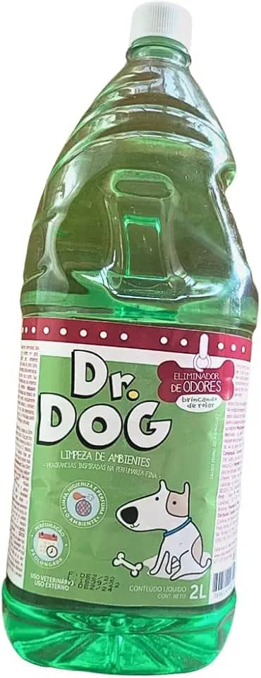 Elimina Odores Pet Dr. Dog Concentrado 2L � Desinfetante Anti Odor Pet - Limpeza Segura e Refrescante para Ambientes com Pets - Vers�es (Capim Lim�o Refrescante)