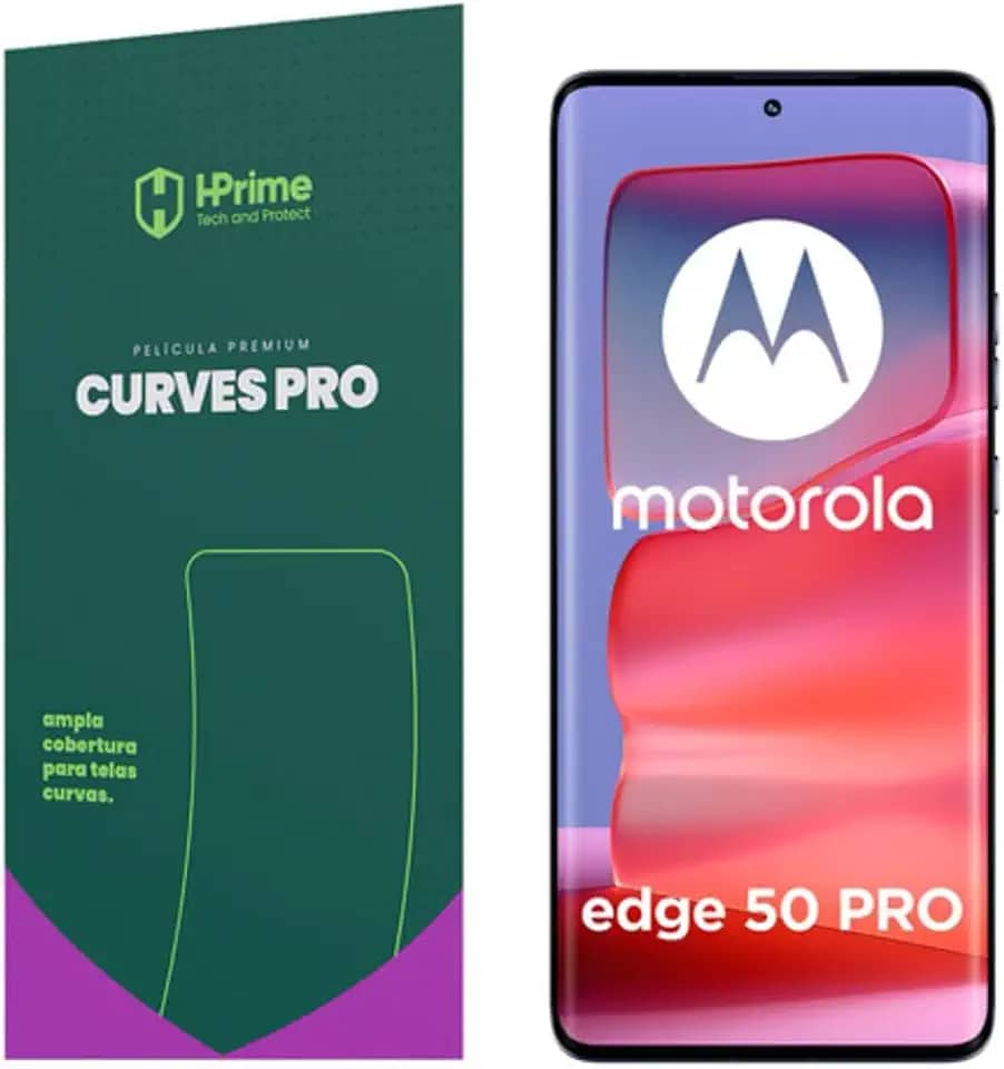 Pelicula Hprime Curves Pro Para Motorola Moto Edge 50 Pro Cobre Toda Tela