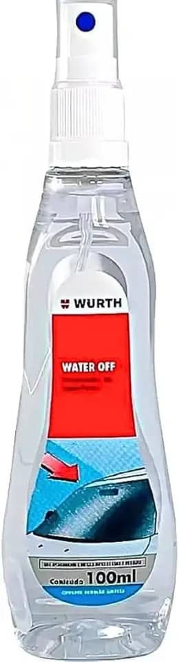 Produto Que Deixa O Vidro Do Carro Hidrorrepelente Water Off Wurth 100 ml