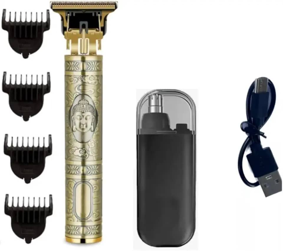 Aparador de Pelos do Nariz Elétrico, Barbeador Elétrico Recarregavel, Aparador de Pelos do Nariz e Ouvido - USB. Barbeador Masculino Portátil, Maquininha de Cortar Cabelo. Aparadoe de Peloa Masculino Sem Fio.