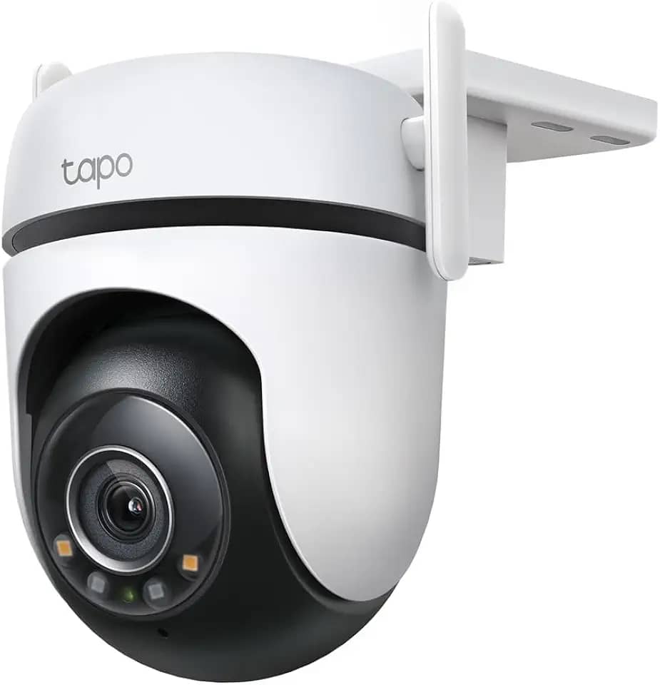Tapo C520WS - Câmera de vigilância Wi-Fi externa 360°, resolução QHD 2K, visão noturna colorida Starlight, detecção de IA múltipla, rastreamento de movimento, IP66