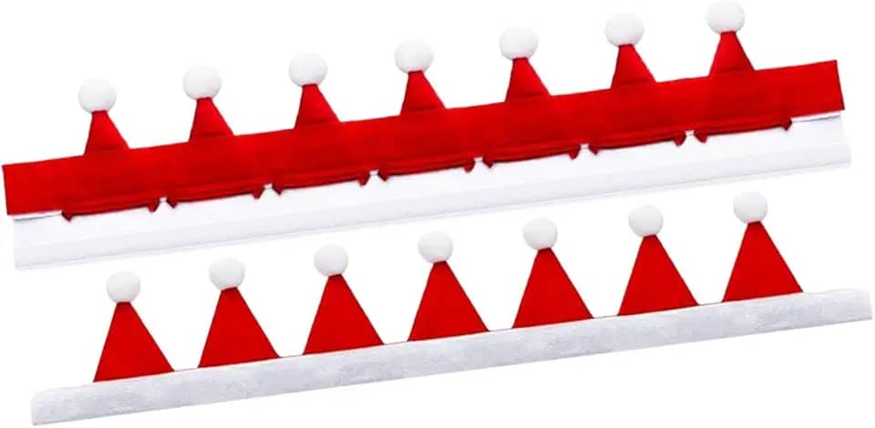 Dynwave Conjunto de 2 para rédeas de cavalo natalinas, decoração para cavalos de Natal, rédeas decorativas para passeios a cavalo em aniversários.