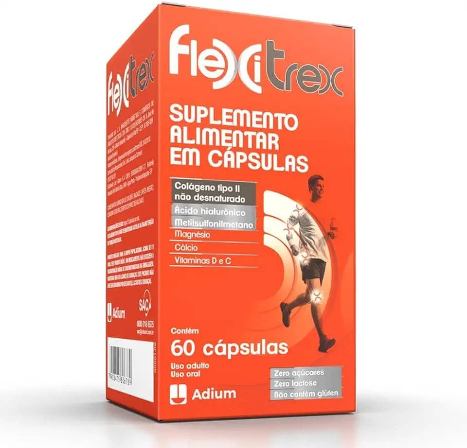 Flexitrex Colágeno Tipo 2 Não Desnaturado - 60 Cápsulas