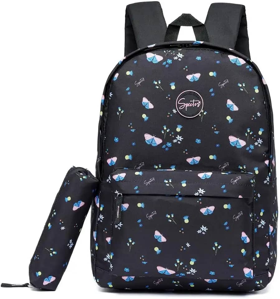 Kit Mochila Escolar Resistente Com Estojo Organizador Spector