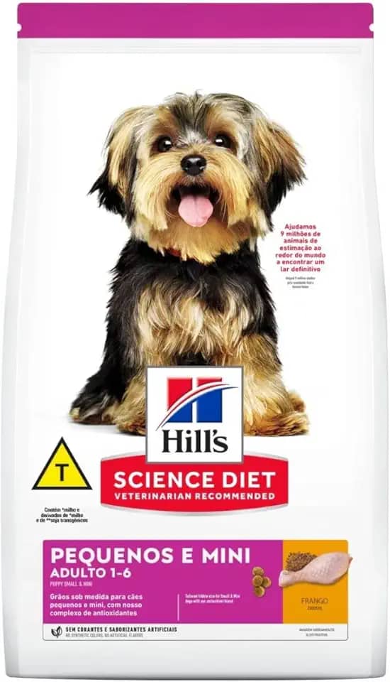 Ração Hill's Science Diet para Cães Adultos Pequenos e Mini 2.4kg