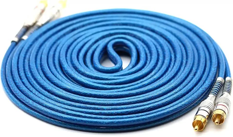 CABO RCA PRIME AZUL 5 METROS SVART BY TECH ONE