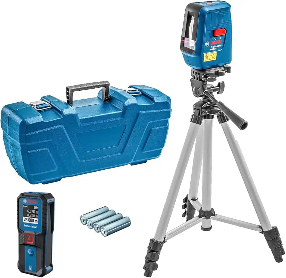 Nivel a Laser Nivelox Gll 3x Bosch + Trena GLM 25-23 e tripé