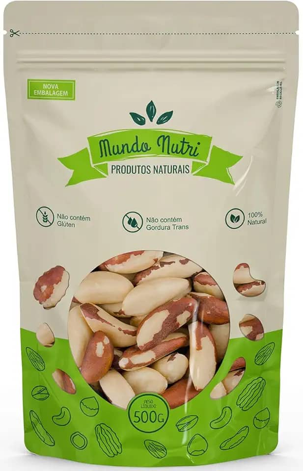 500g Castanha Do Pará Inteira Premium - Nova Safra