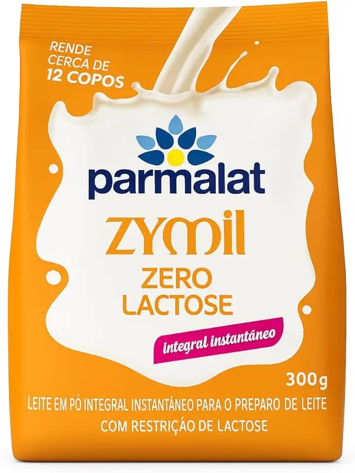 Leite em Pó Integral Zero Lactose Parmalat Zymil Instantâneo, 300g