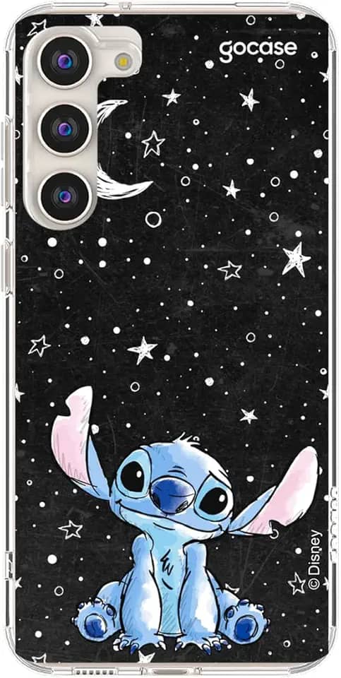 Capa Anti Impacto slim Air Gocase Compatível com S23 Plus (Disney Stitch Universo)