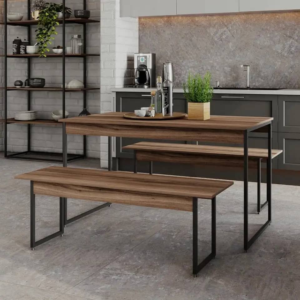 Mesa de Jantar Tub C/02 Bancos