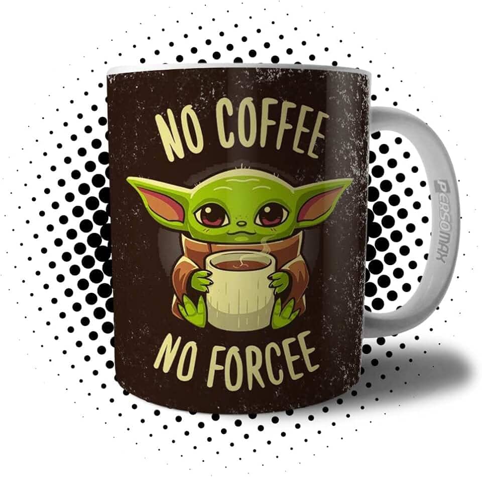 Caneca Geek Nerd No Coffee No Forcee - Xícara Sem Café Sem Força com Caixinha de Presente