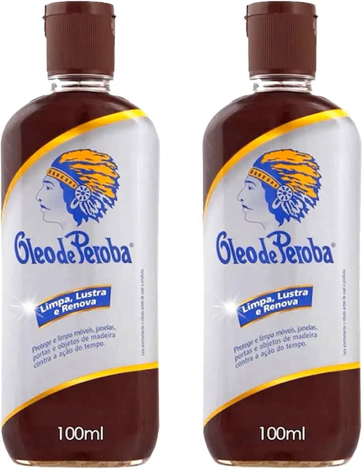 Óleo De Peroba King 200ml Tradicional Limpa Lustra Madeira