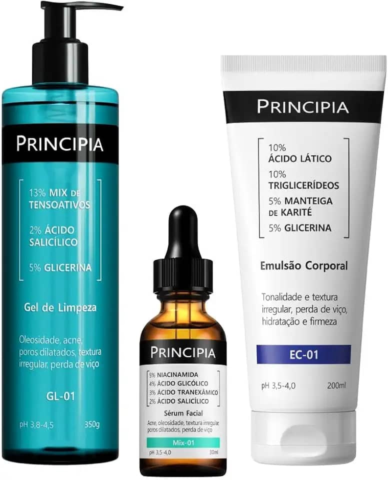 Principia - Kit Anti Acne E Queratose Pilar Trio