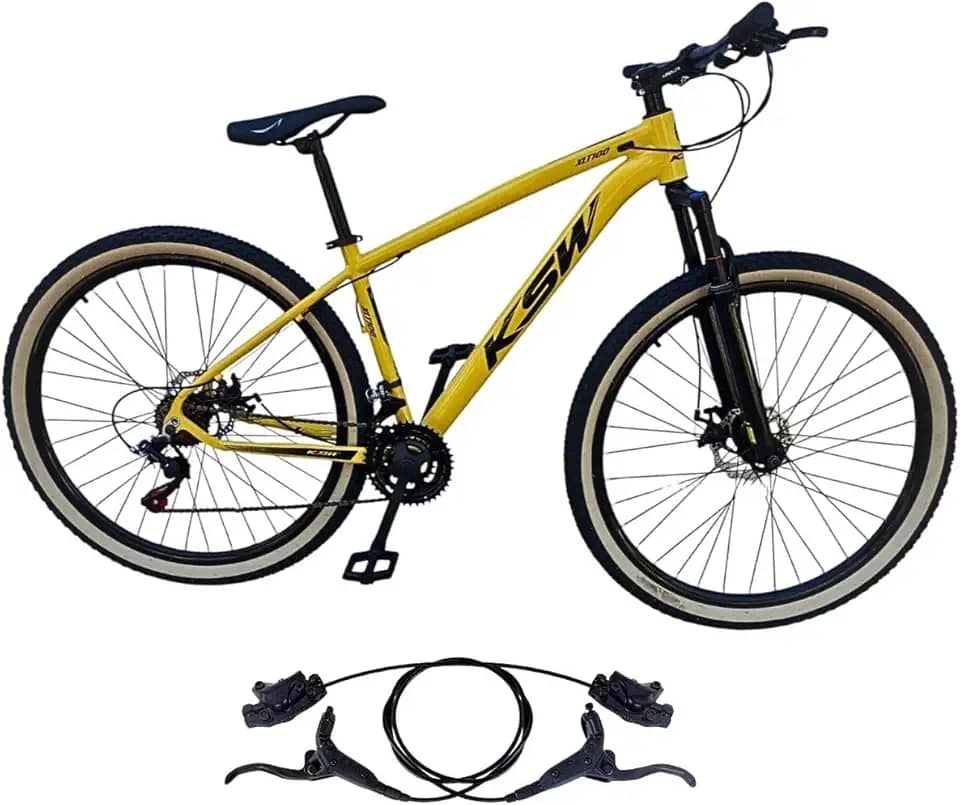 Bicicleta Aro 29 KSW Aluinio 24 Velocidades Freio Hidraulico