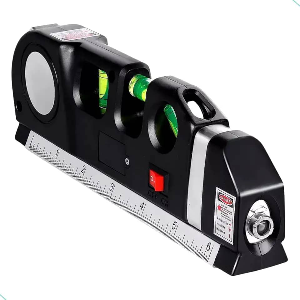 Trena Elétrica Digital 3 Medidas Com Led Luz Noturna para Medir Area Perimetro 0,5 a 18 metros Magik Variedades