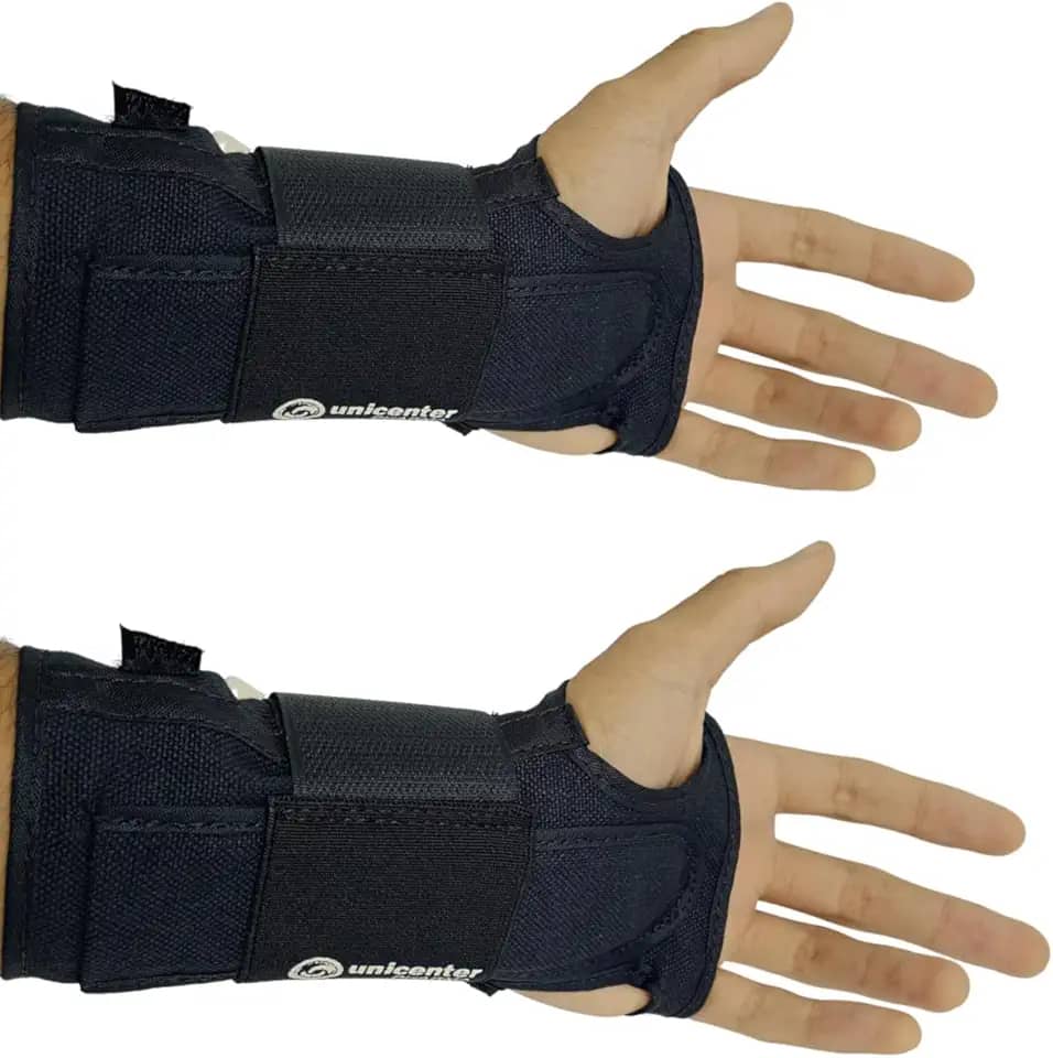 Par De Munhequeira Com Tala Ortopédica Síndrome Túnel Carpo