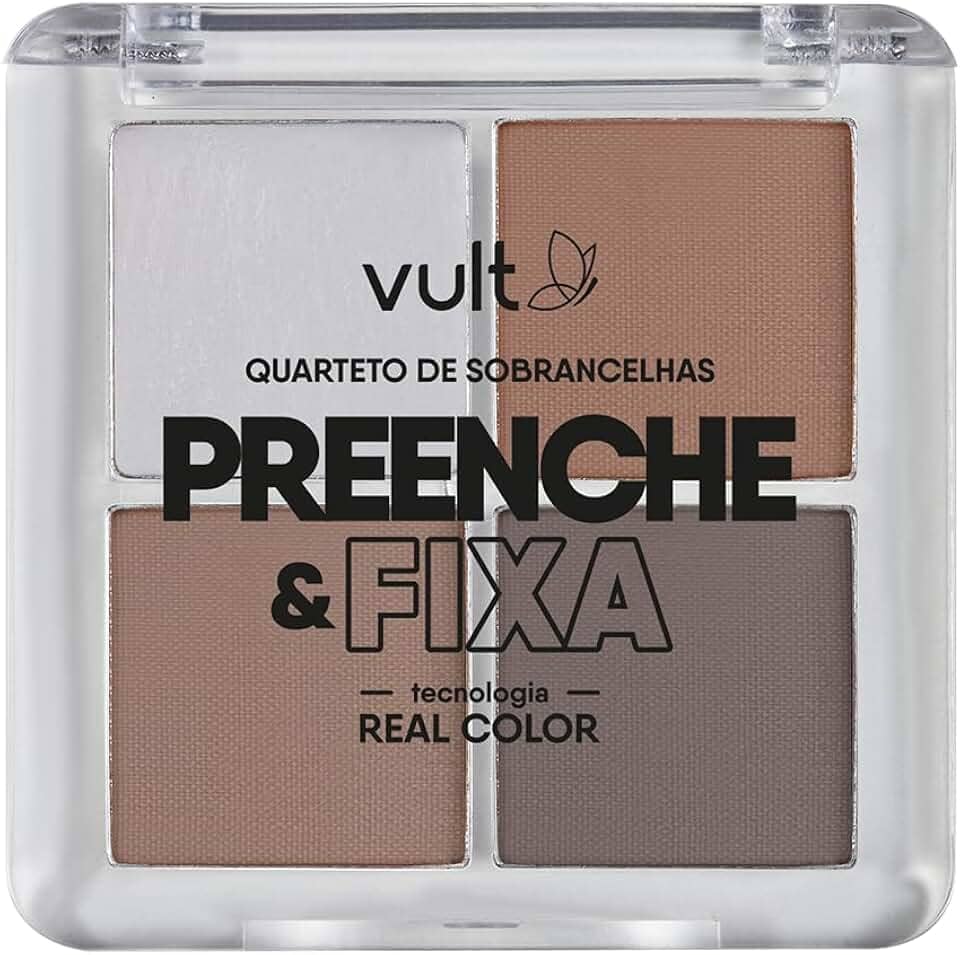 Vult Preenche & Fixa Quarteto de Sombras p/Sobrancelhas 5g
