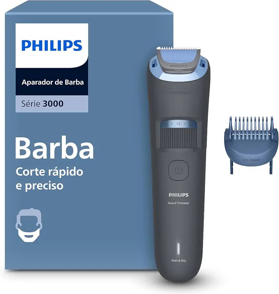 PHILIPS Aparador de Barba auto afiável, 20 opções de corte, Bivolt - BT3617/15