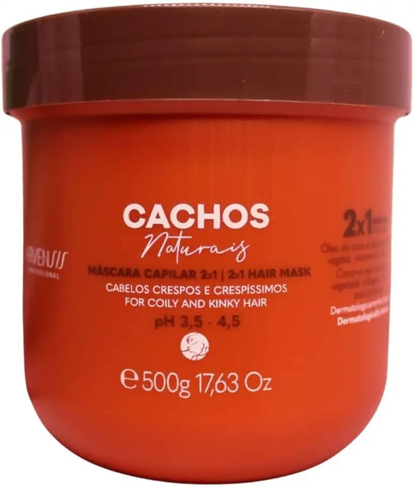 Máscara 2x1 Arvensis cabelos crespos e crespíssimos - 450g