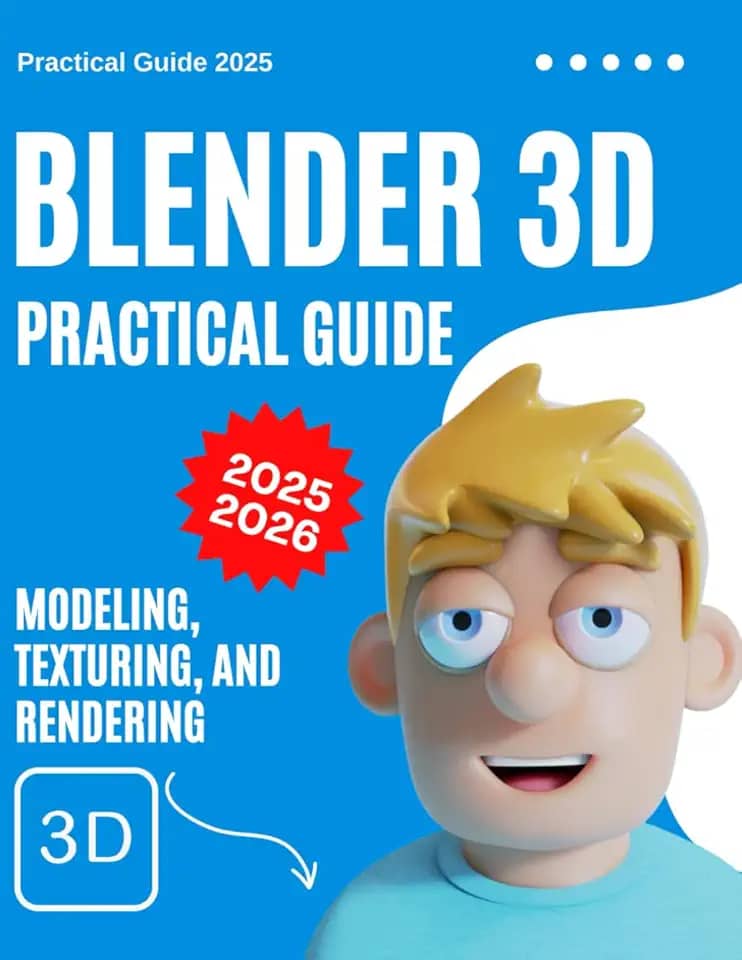 Blender 3D Practical Guide 2025-2026: Modeling, Texturing, and Rendering