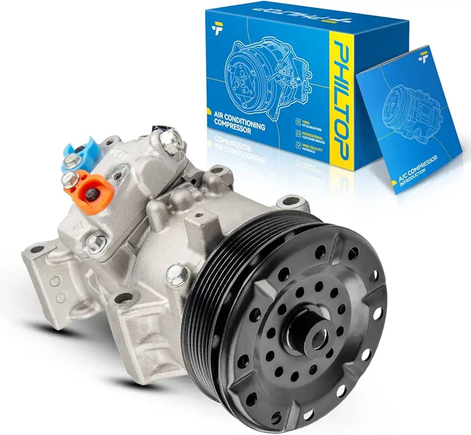 PHILTOP Compressor AC 67328 para Corolla 2009-2010 1.8l, xD 2008-2014, Matrix 2009-2010 2012 1.8L, CO 11210C, 11167328, 5512719 Compressor de ar condicionado