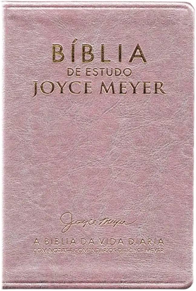 BÍBLIA DE ESTUDO JOYCE MEYER | NVI | LETRA MÉDIA | CAPA ROSA