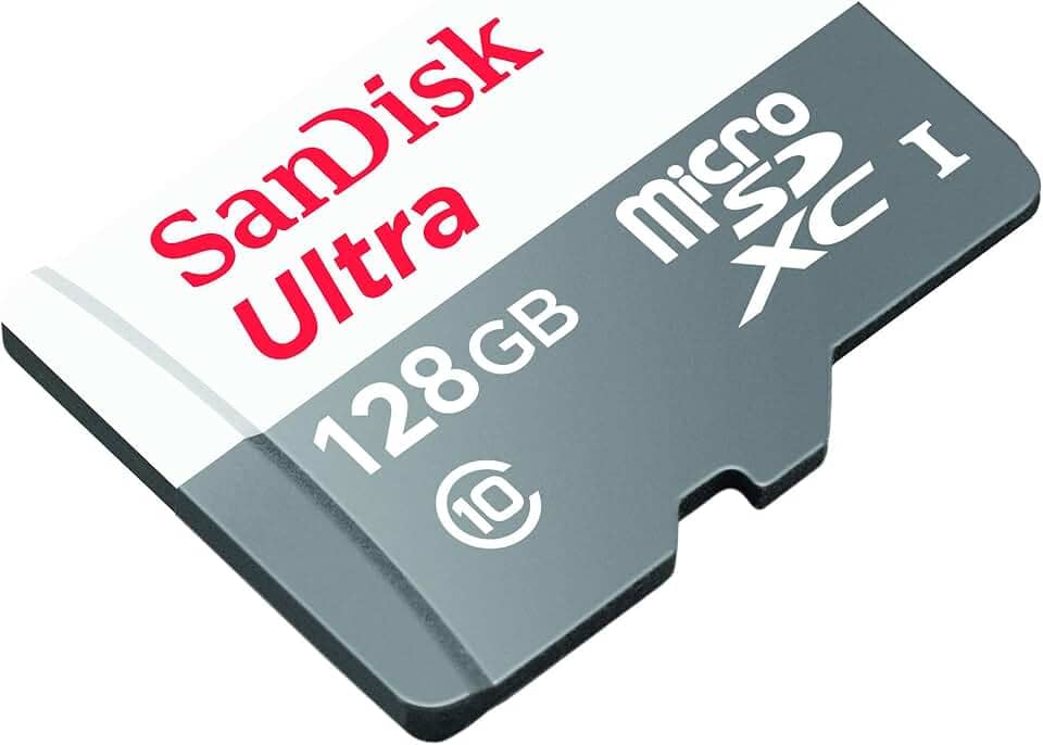 SanDisk Cartão microSDXC Ultra SDSQUNS-128G-GN6MN 128GB 80MB/s UHS-I Classe 10