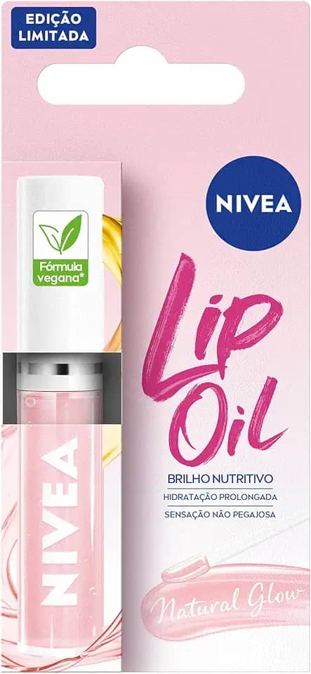 NIVEA Lip Oil Brilho Nutritivo Natural Glow 5,5ml