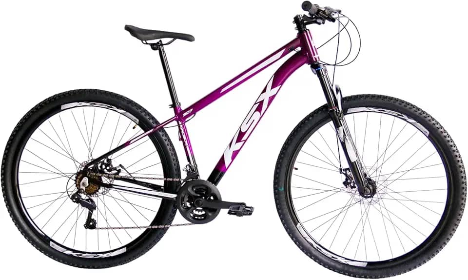 Bicicleta Bike Aro 29 MTB Alumínio KSX SD7 21V Marchas Index Cabeamneto Interno Unissex