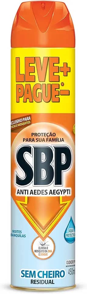 SBP Inseticida Anti Aedes Aegypti Aerossol 450 Ml