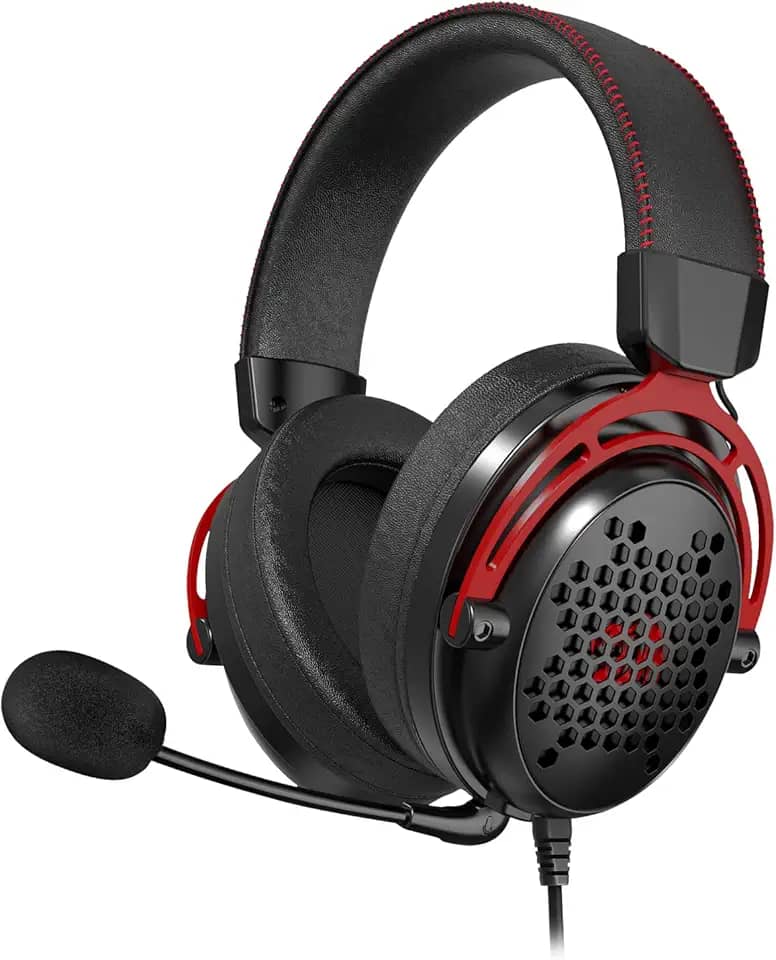 Headset Gamer Redragon Diomedes Preto, Áudio 7.1, Conector 3.5mm - H388