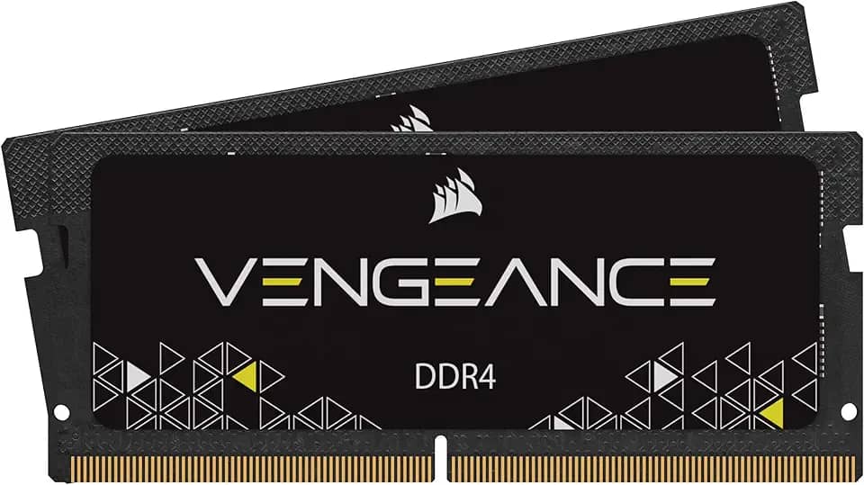 Corsair Memória SODIMM Vengeance Performance 16 GB (2 x 8 GB) DDR4 3200 MHz CL22 sem buffer para notebooks Intel Core™ i7 de 8ª geração ou mais recentes e AMD Ryzen série 4000