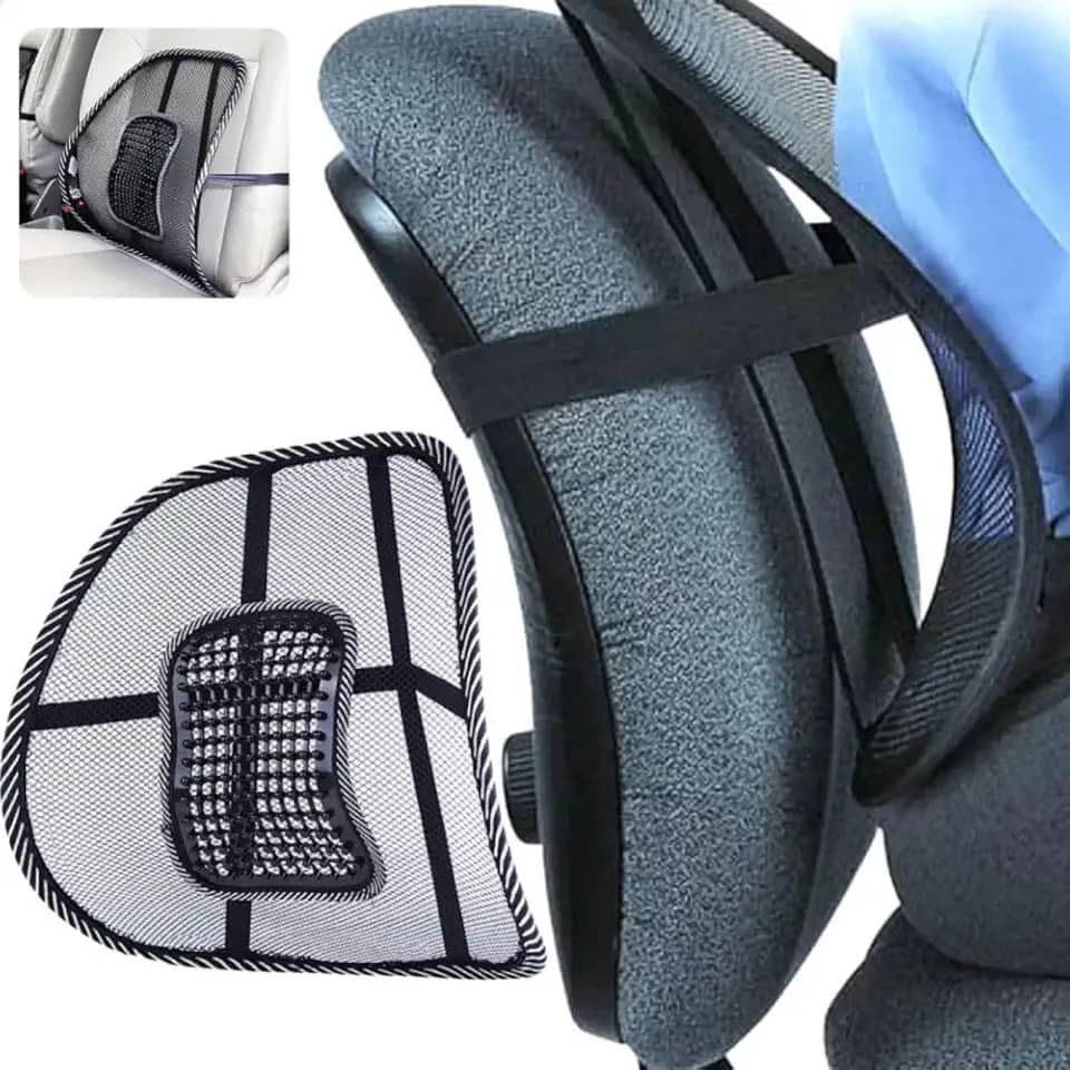 Encosto Lombar Supermedy Suporte Lombar Apoio Conforto Lombar Alívio da Dor nas Costas Postura Correta Apoio para a Coluna Suporte para Cadeira de Escritório Encosto para Cadeira JCanova Store