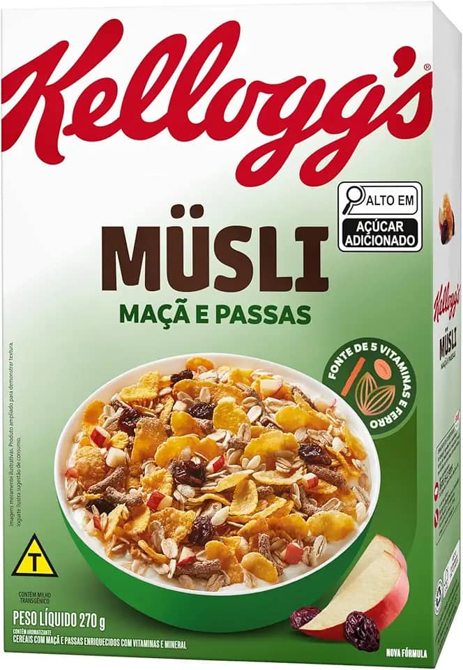 Cereal Musli Maçã/Passas 270g