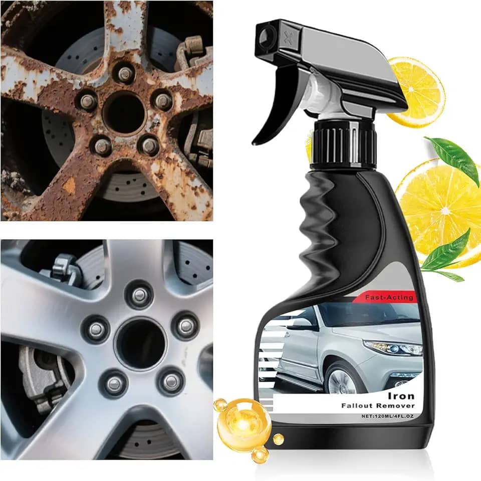 Spray Removedor de Ferrugem - 120ml De Detalhamento E Manutenção Automotiva,Removedor de Ferrugem para Detalhamento de Carros,para Automóvel, Moto, Autocaravanas, Tubos de Escape
