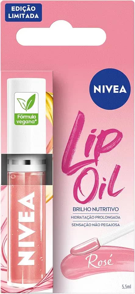 NIVEA Lip Oil Brilho Nutritivo Rosé 5,5ml