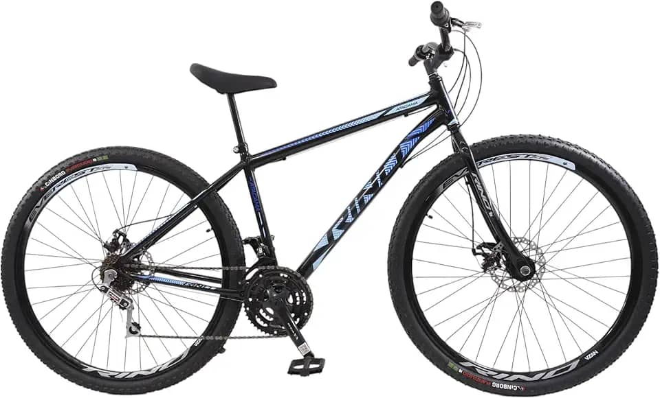 Bicicleta Aro 29 Rino Atacama 21v Aço Carbono Freio A Disco